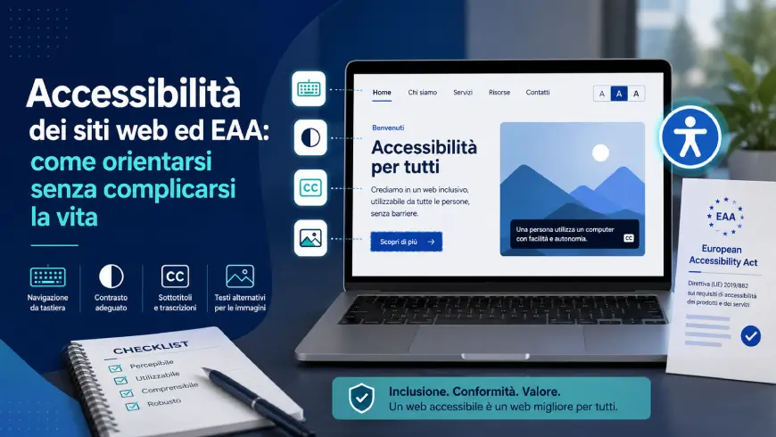 Accessibilità dei siti web ed EAA come orientarsi senza complicarsi la vita