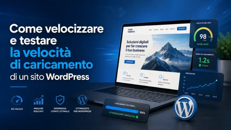Come velocizzare e testare la velocità di caricamento di un sito WordPress